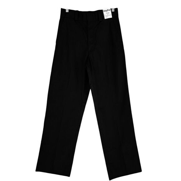 Duty Pro Black Uniform Cotton Classic Tailor Four Pockets Pants Men’s Size 30 - Picture 2 of 9